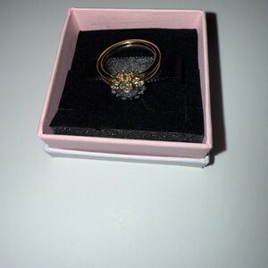 Elegant Gold and Silver Ring